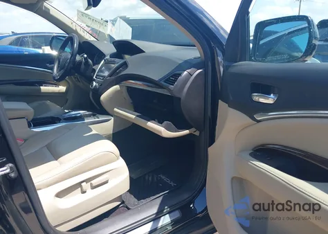 2017 Acura Mdx Technology Package z USA, uszkodzony, nr VIN 5J8YD4H56HL001180